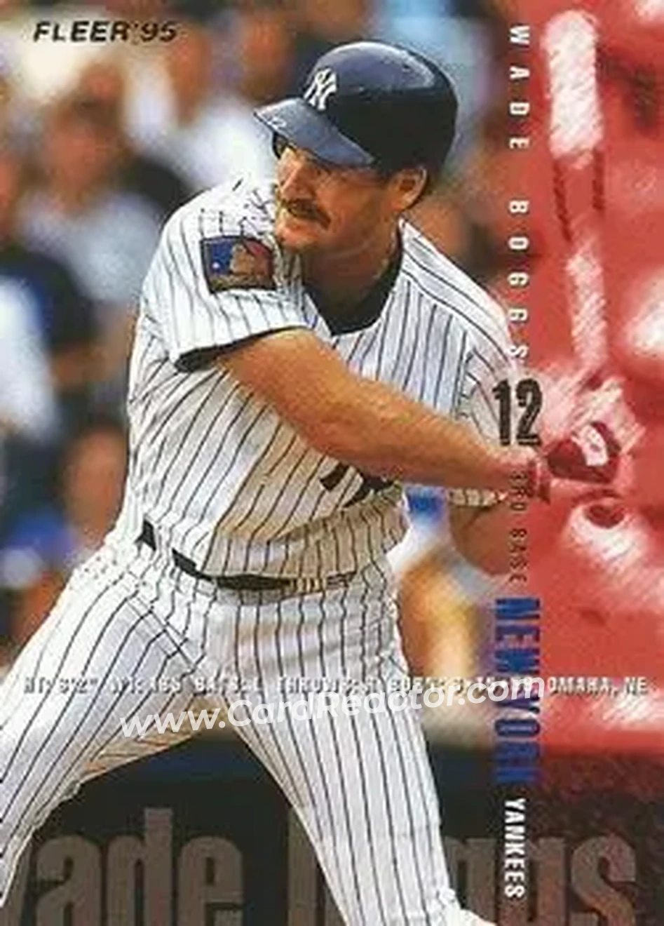 Front of Wade Boggs