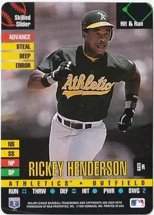 1995 Donruss Top of the Order #NNO Rickey Henderson