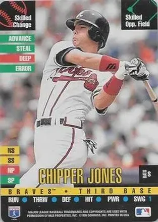1995 Donruss Top of the Order #NNO Chipper Jones