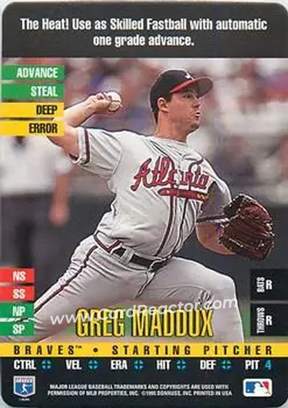 Front of Greg Maddux