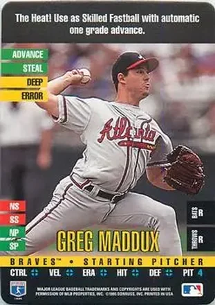 1995 Donruss Top of the Order #NNO Greg Maddux