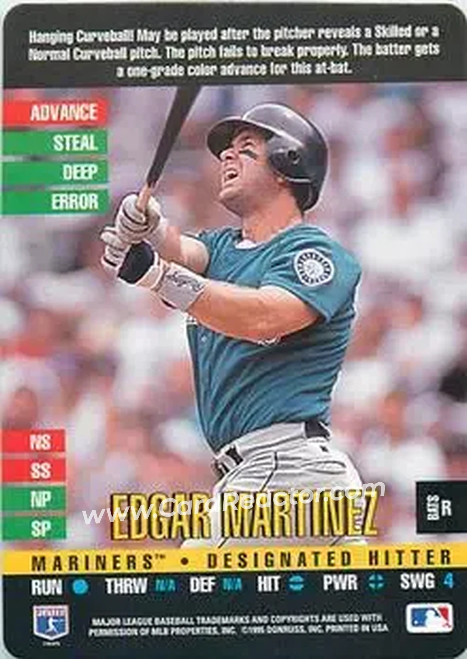 Front of Edgar Martinez