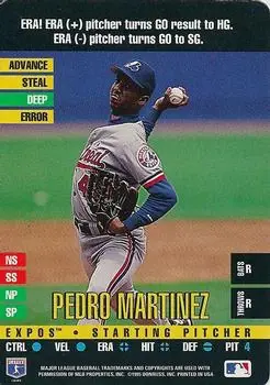 1995 Donruss Top of the Order #NNO - Pedro Martinez - Montreal Expos