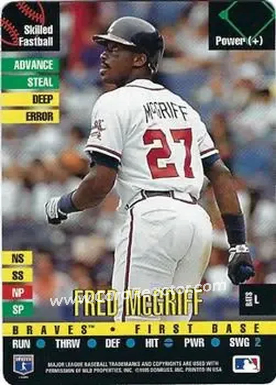 Front of Fred McGriff