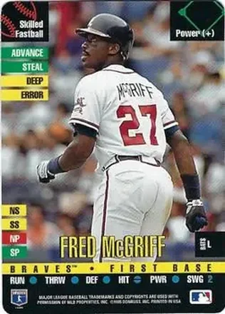 1995 Donruss Top of the Order #NNO Fred McGriff