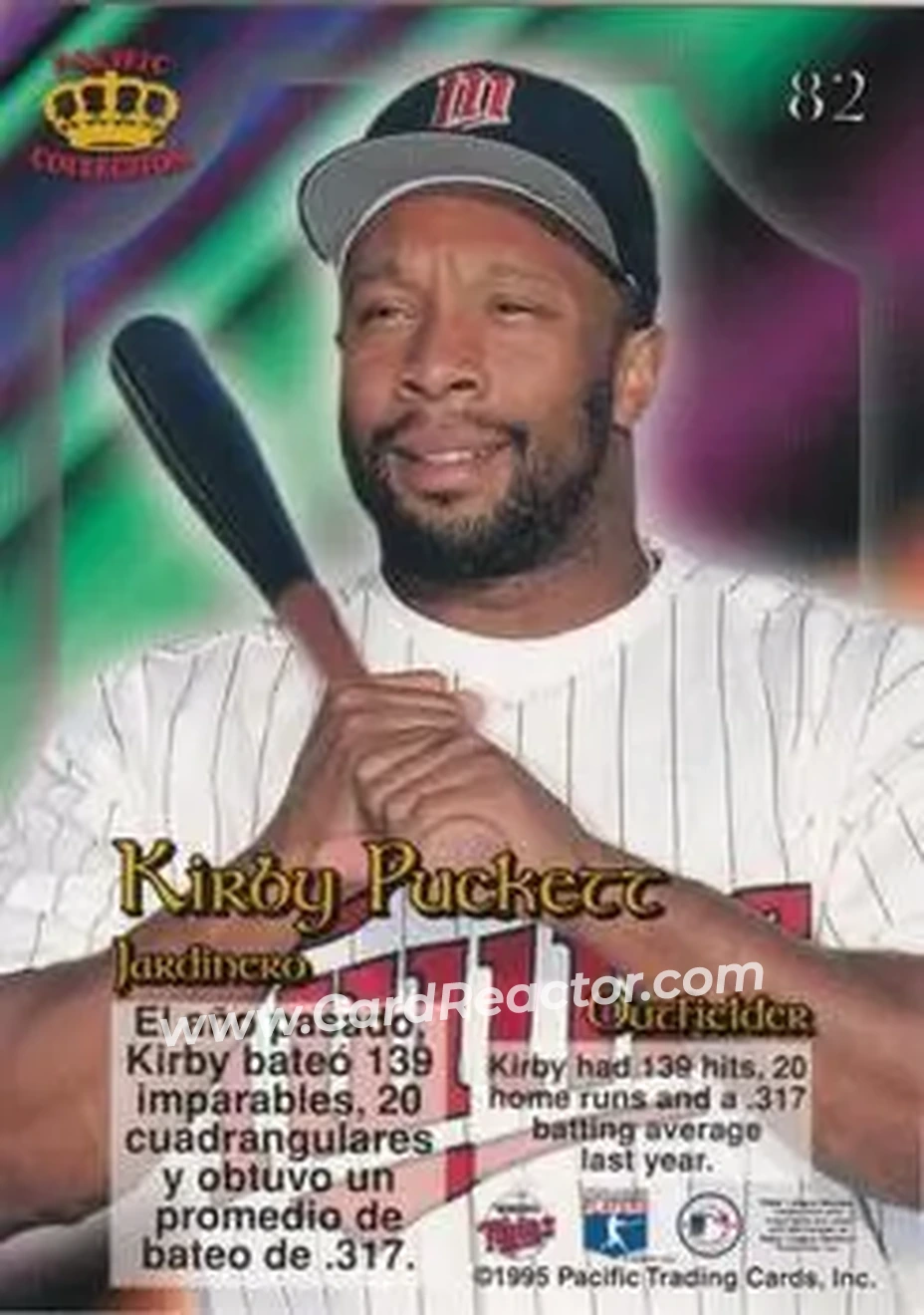Back of Kirby Puckett