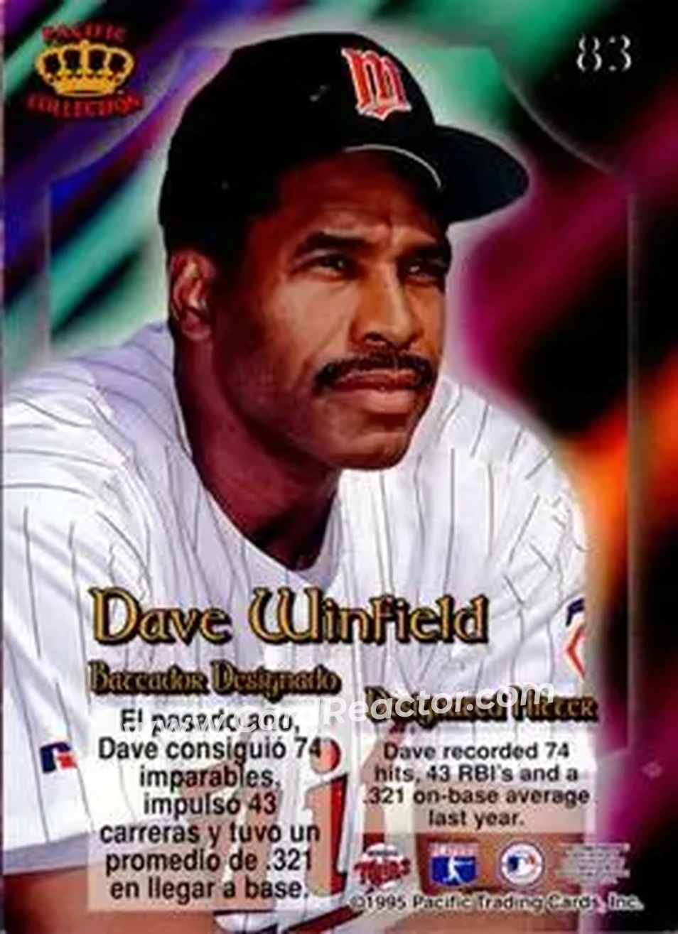 Back of Dave Winfield