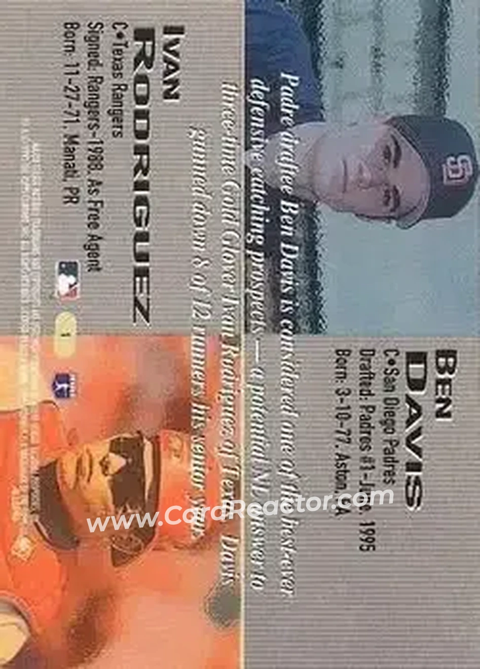 Back of Card #1