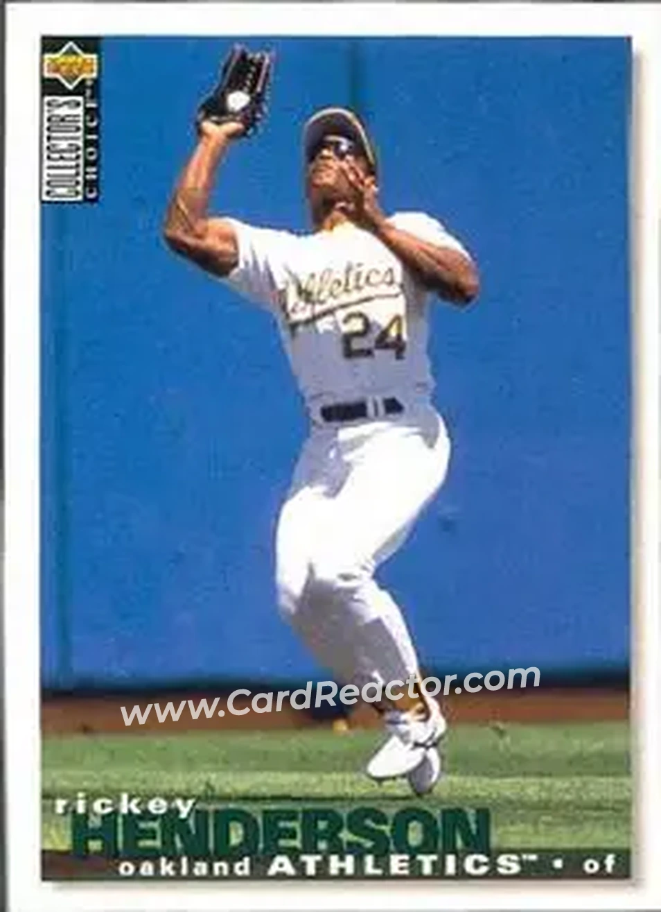 Front of Rickey Henderson