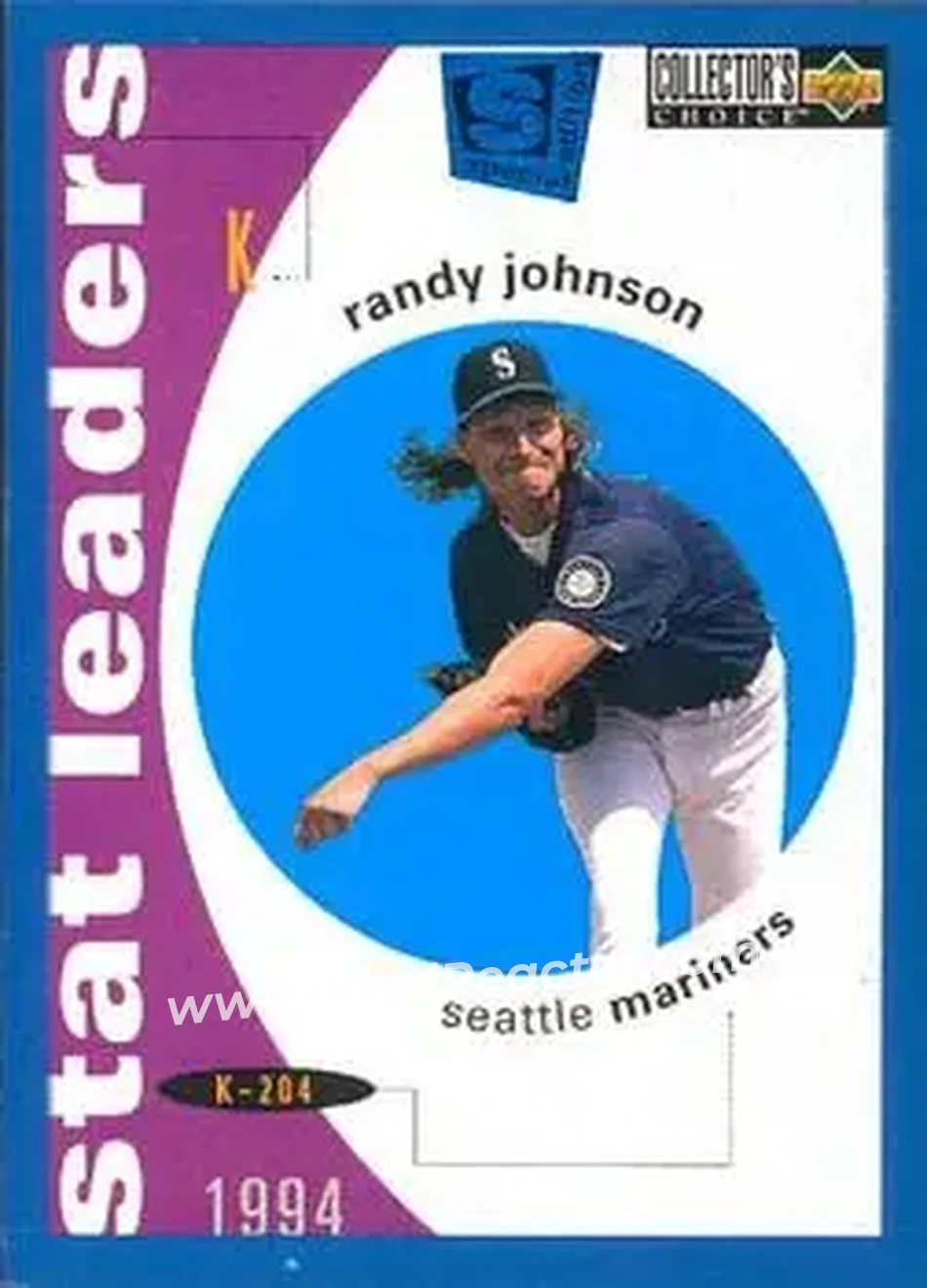 Front of Randy Johnson