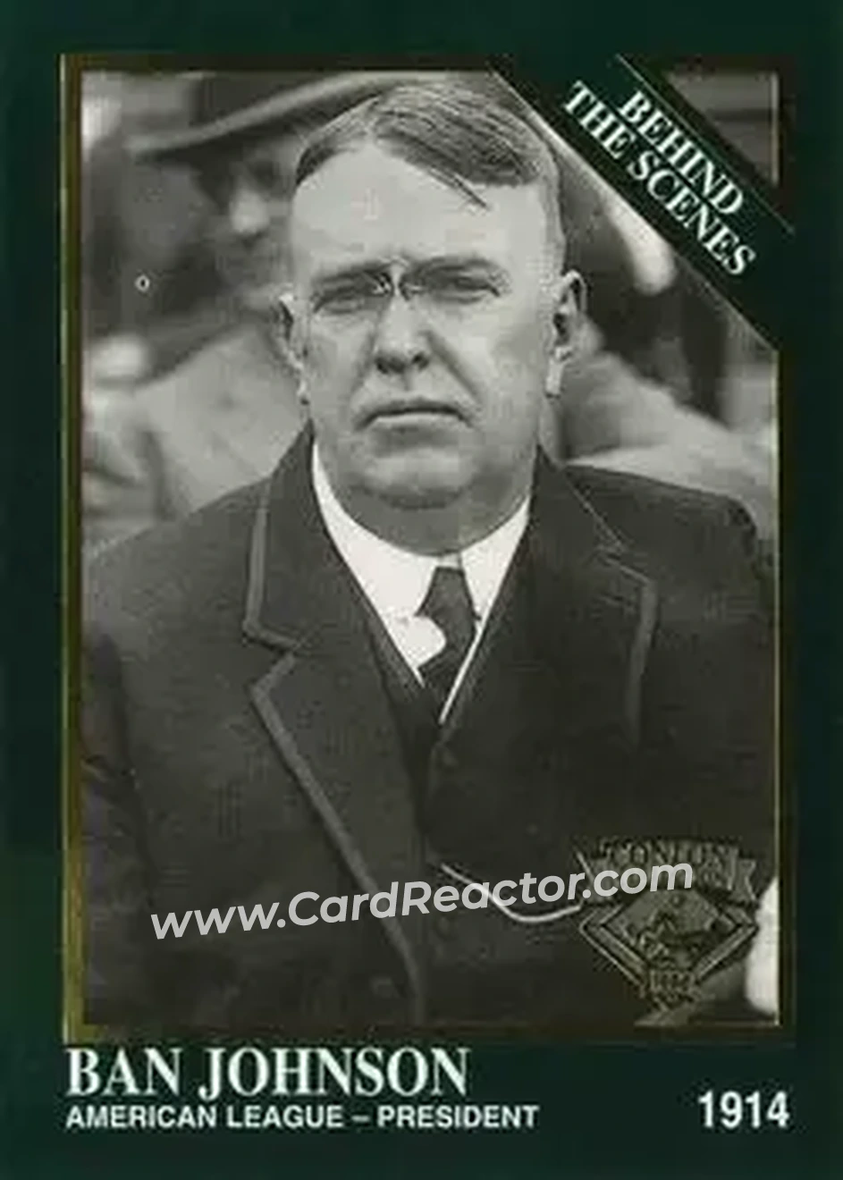 Front of Ban Johnson