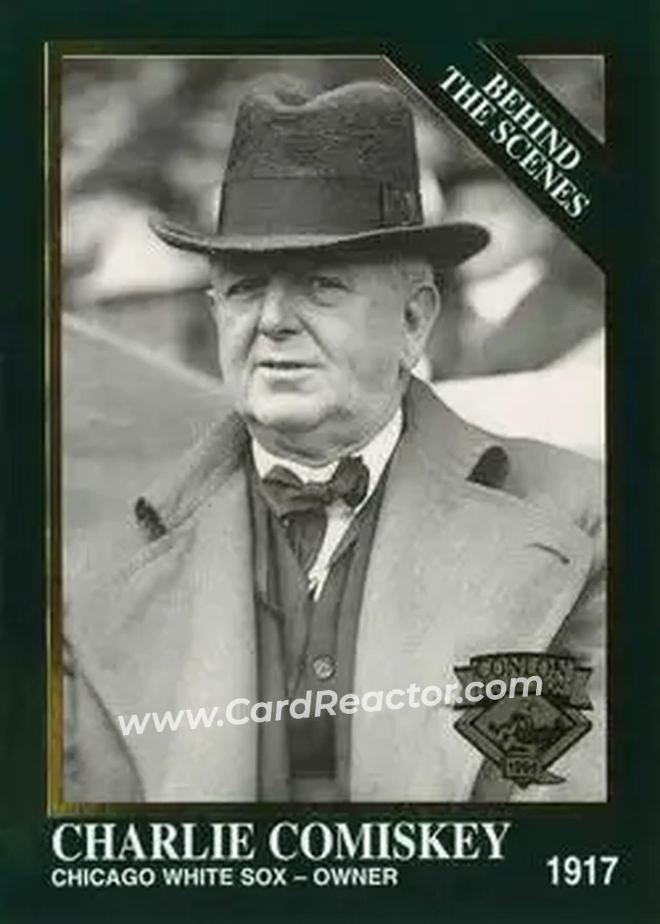 Front of Charles Comiskey
