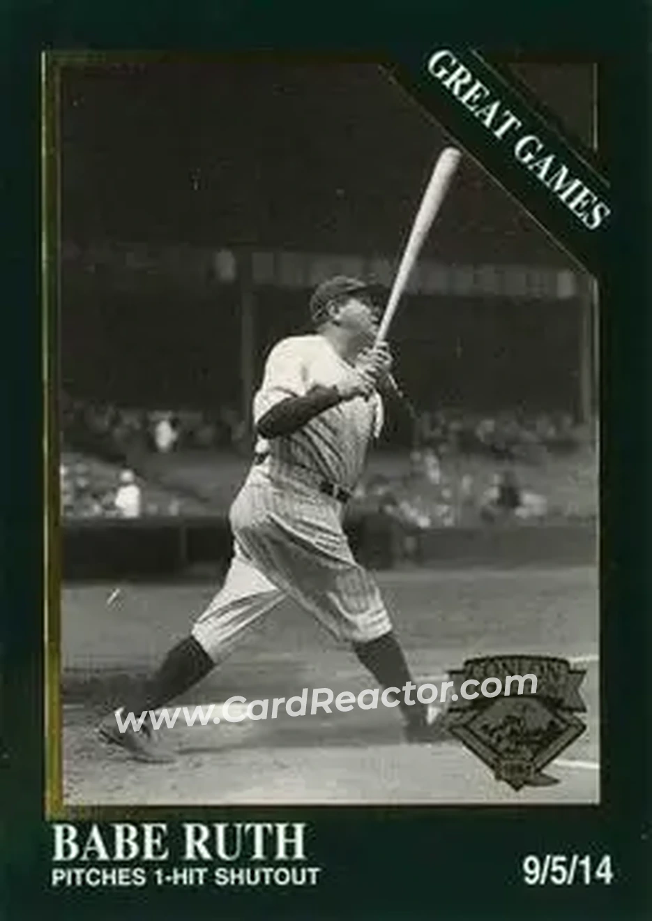 Front of Babe Ruth