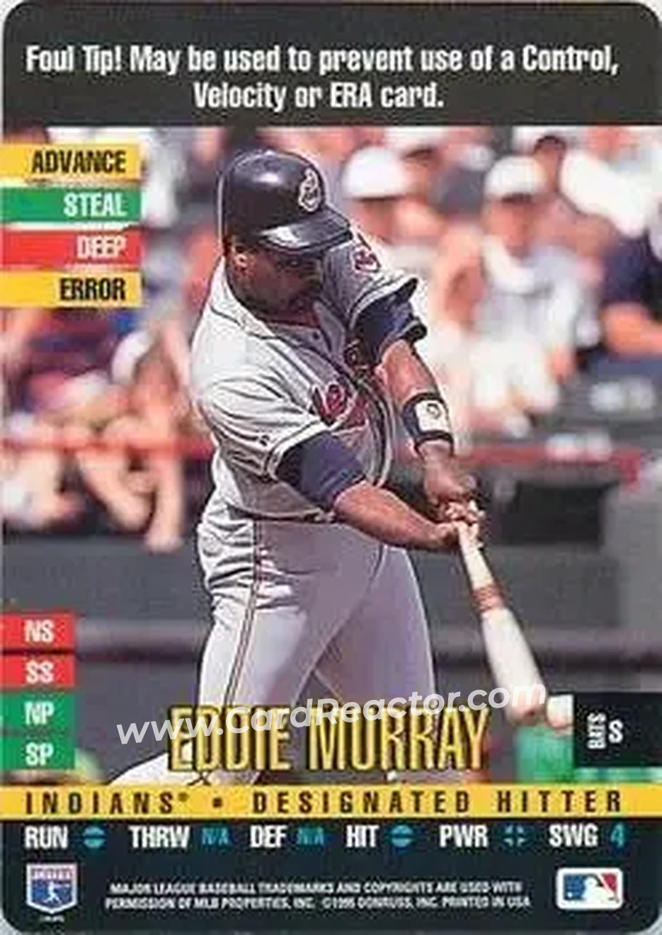 Front of Eddie Murray