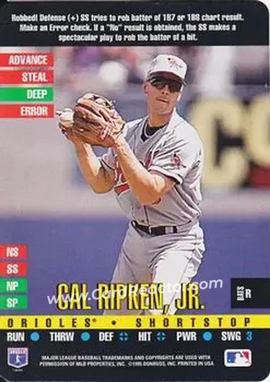 Front of Cal Ripken