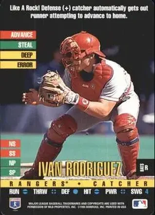 1995 Donruss Top of the Order #NNO Ivan Rodriguez