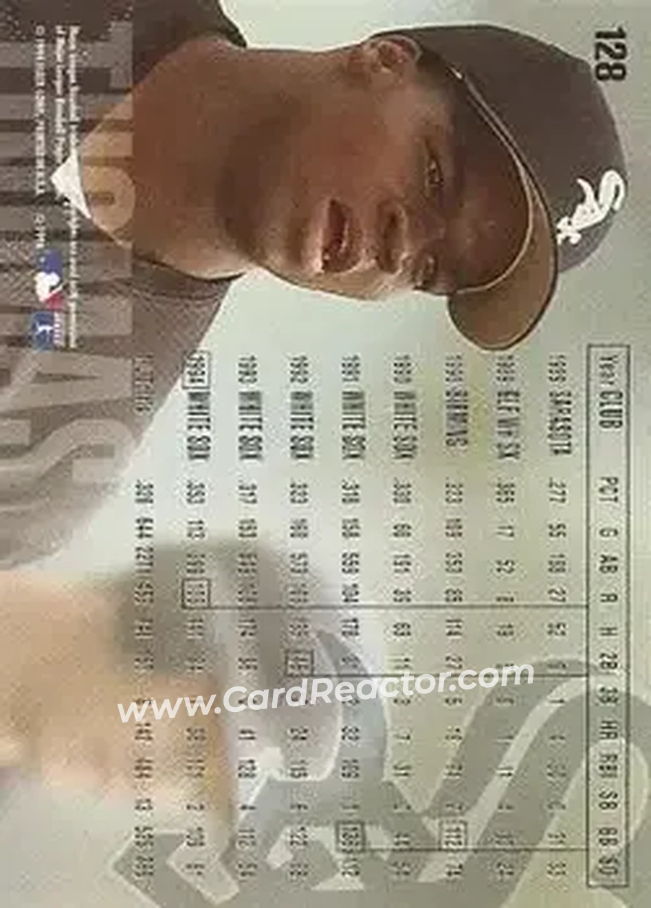 Back of Frank Thomas