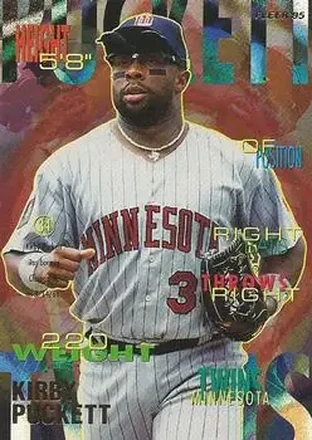 1995 Fleer #212 Kirby Puckett