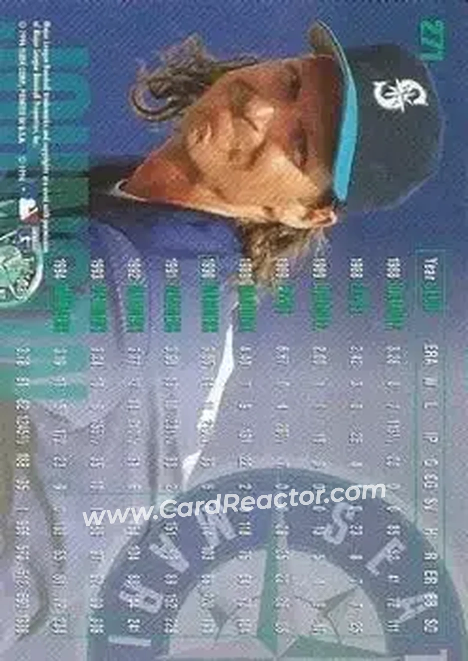 Back of Randy Johnson