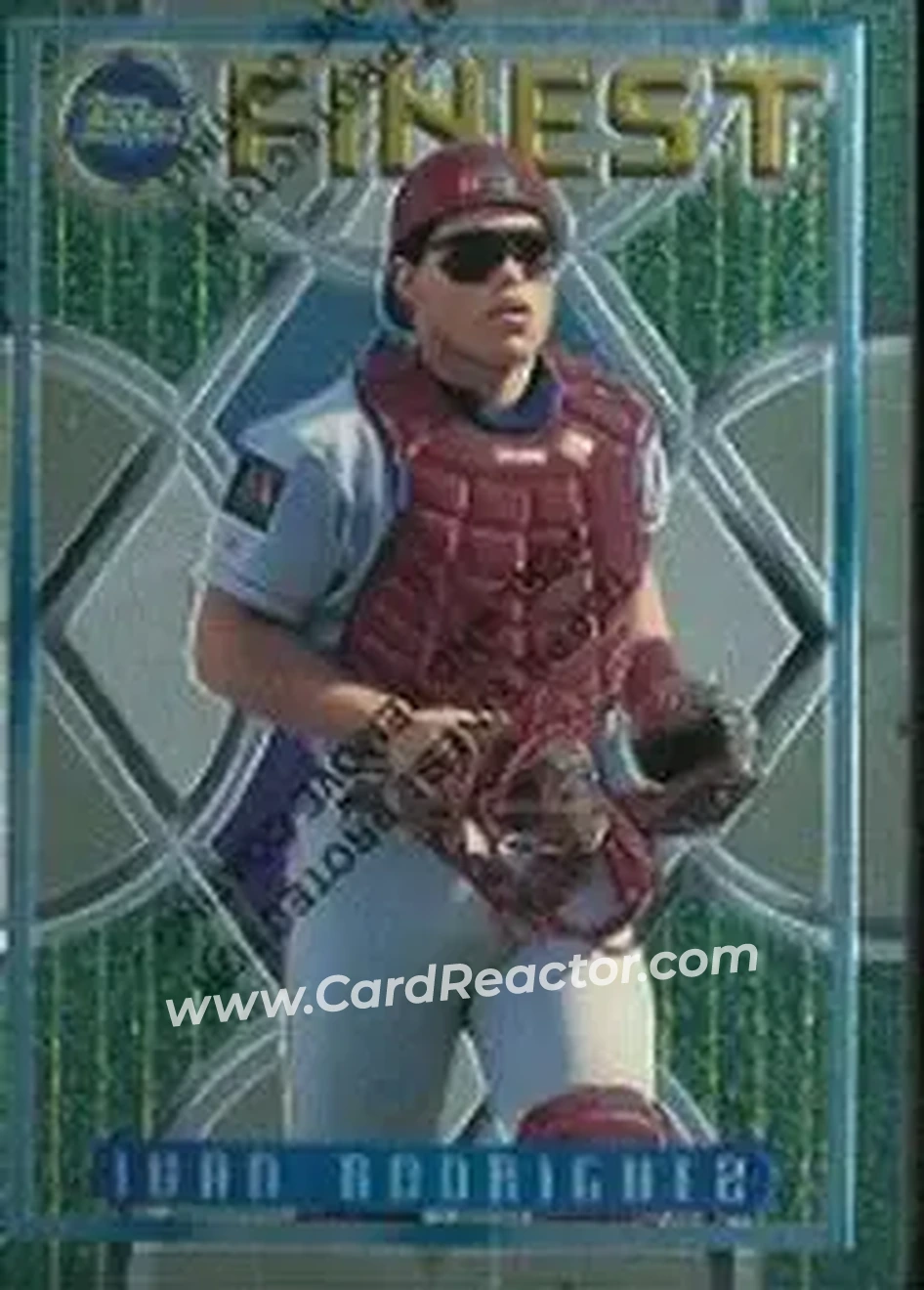 Front of Ivan Rodriguez