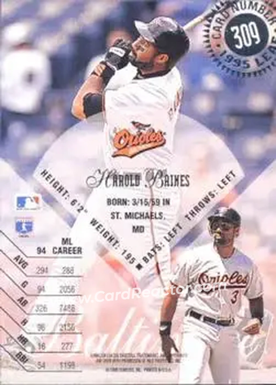 Back of Harold Baines