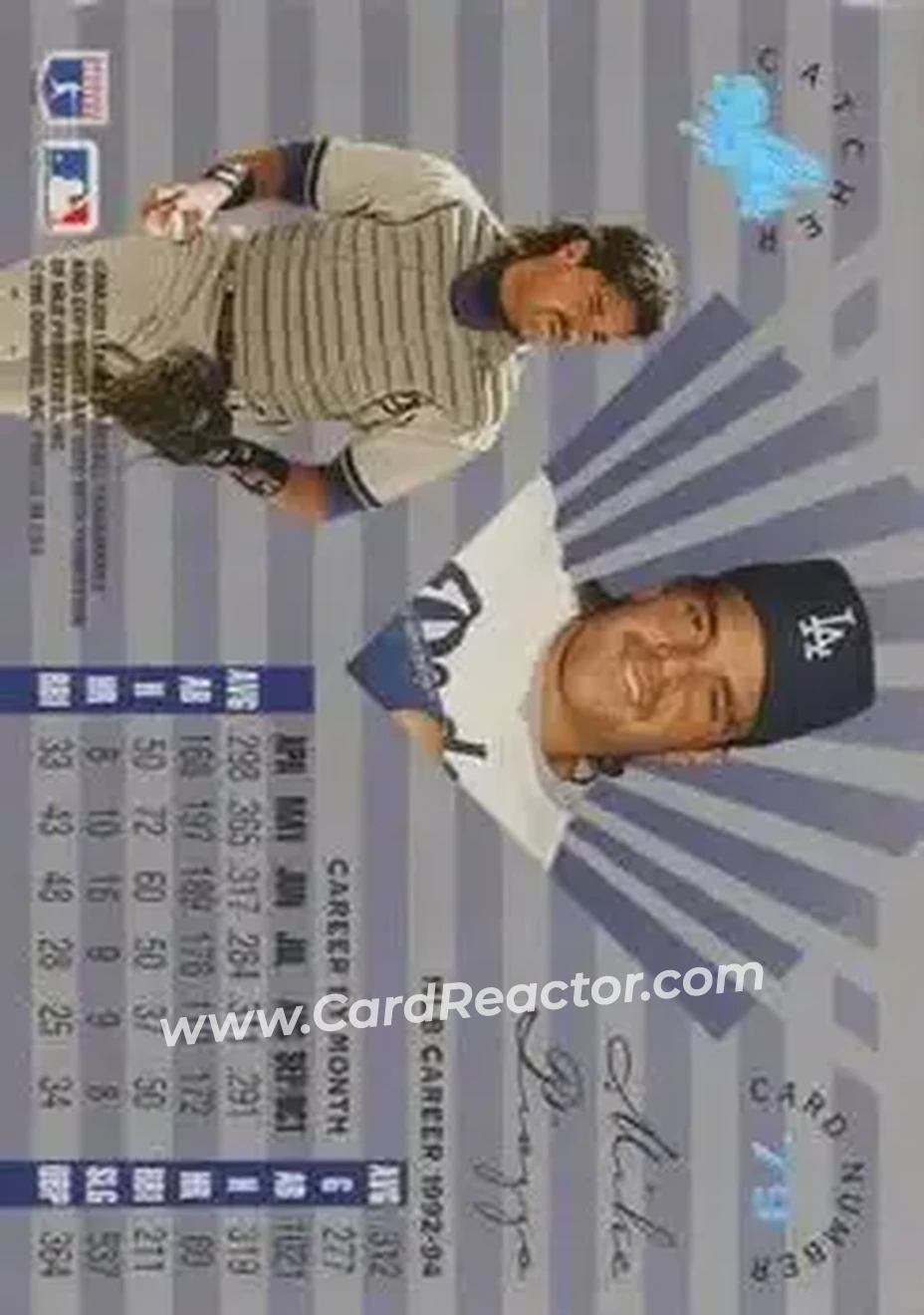 Back of Mike Piazza