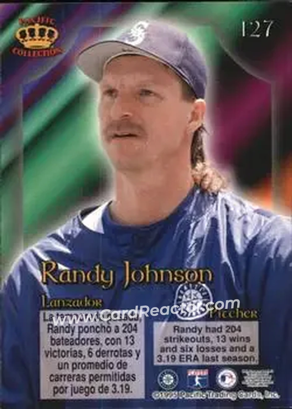 Back of Randy Johnson