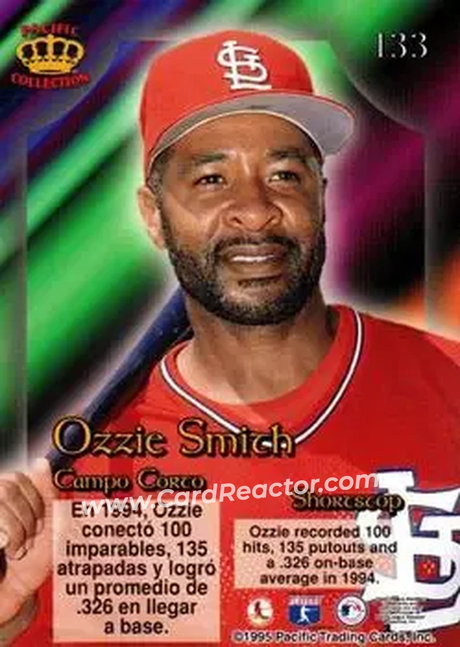 Back of Ozzie Smith