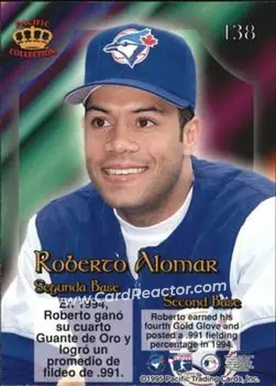 Back of Roberto Alomar
