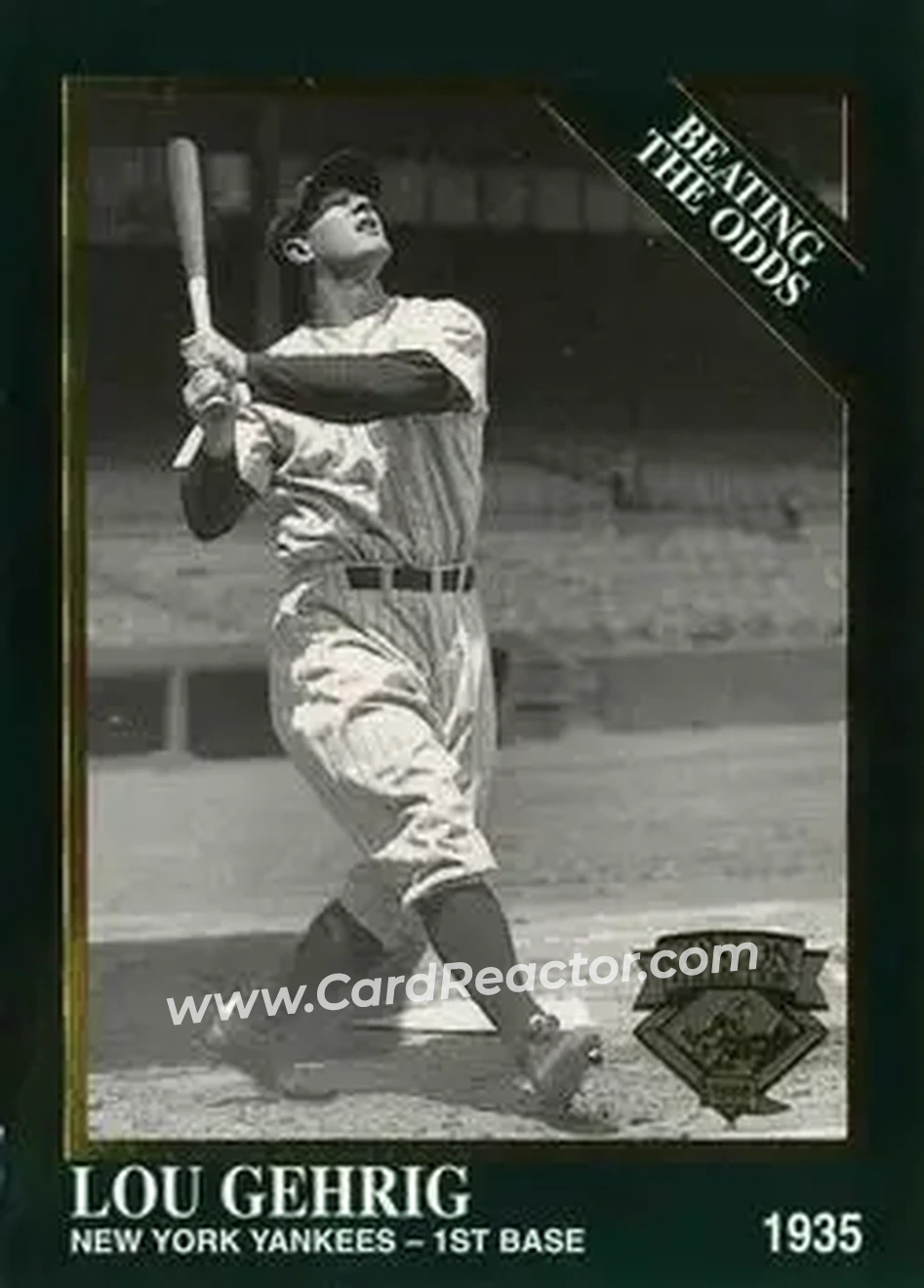Front of Lou Gehrig