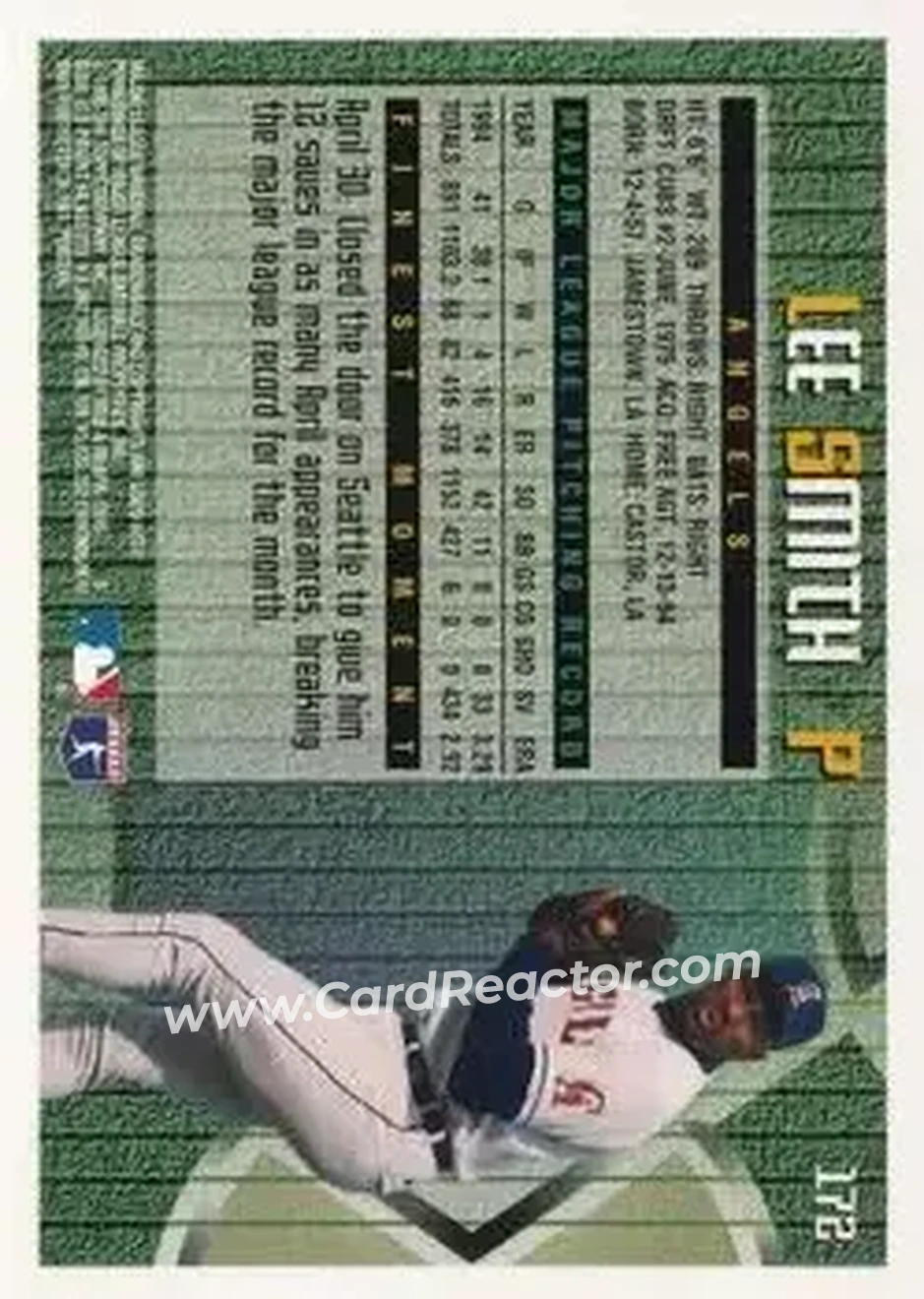 Back of Lee Smith