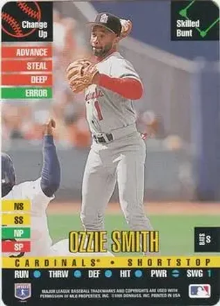 1995 Donruss Top of the Order #NNO Ozzie Smith