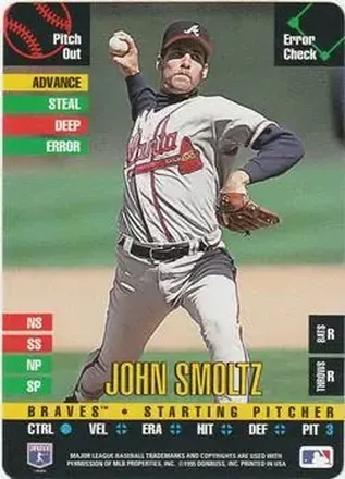 1995 Donruss Top of the Order #NNO John Smoltz