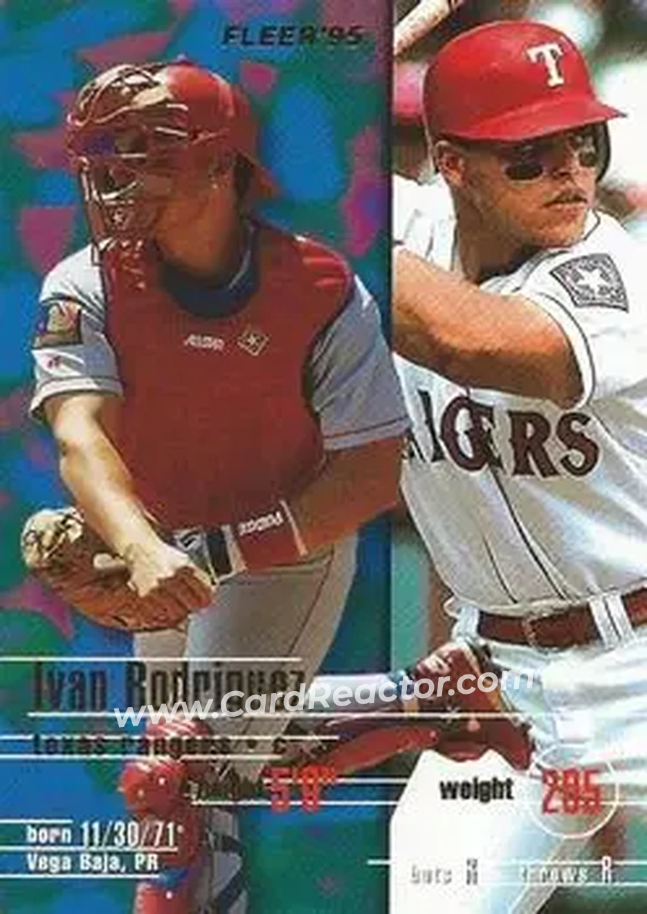 Front of Ivan Rodriguez