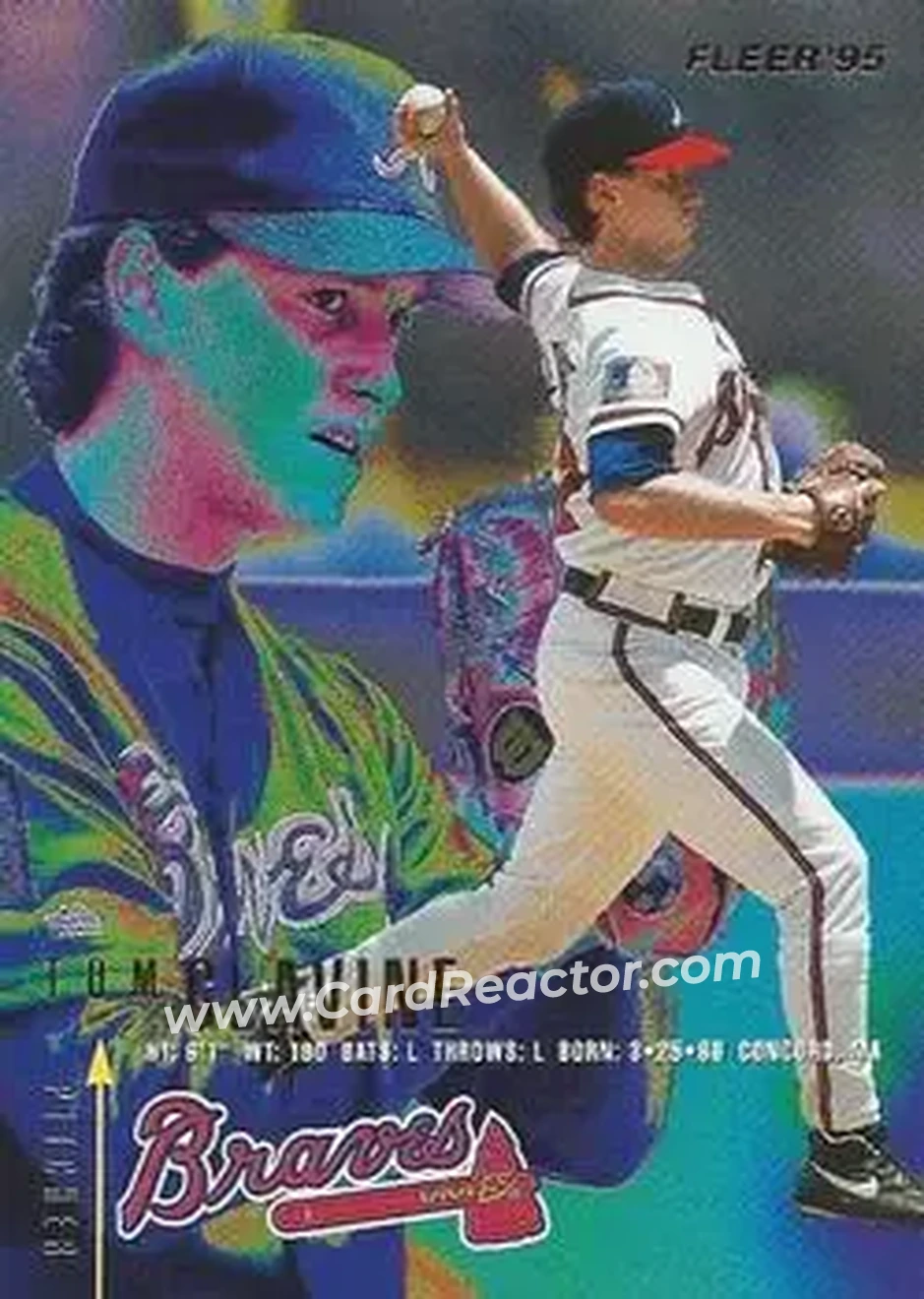 1995 Fleer #304 Tom Glavine