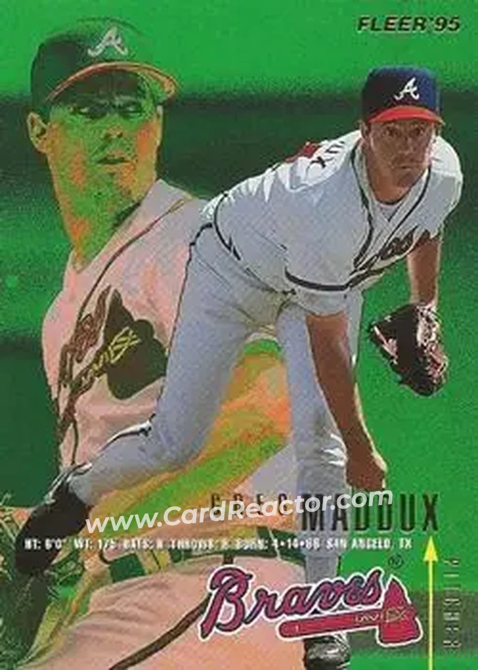1995 Fleer #311 Greg Maddux