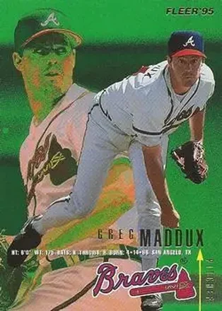 1995 Fleer #311 Greg Maddux