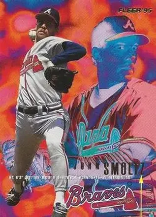1995 Fleer #318 John Smoltz
