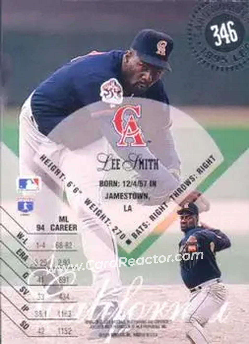 Back of Lee Smith