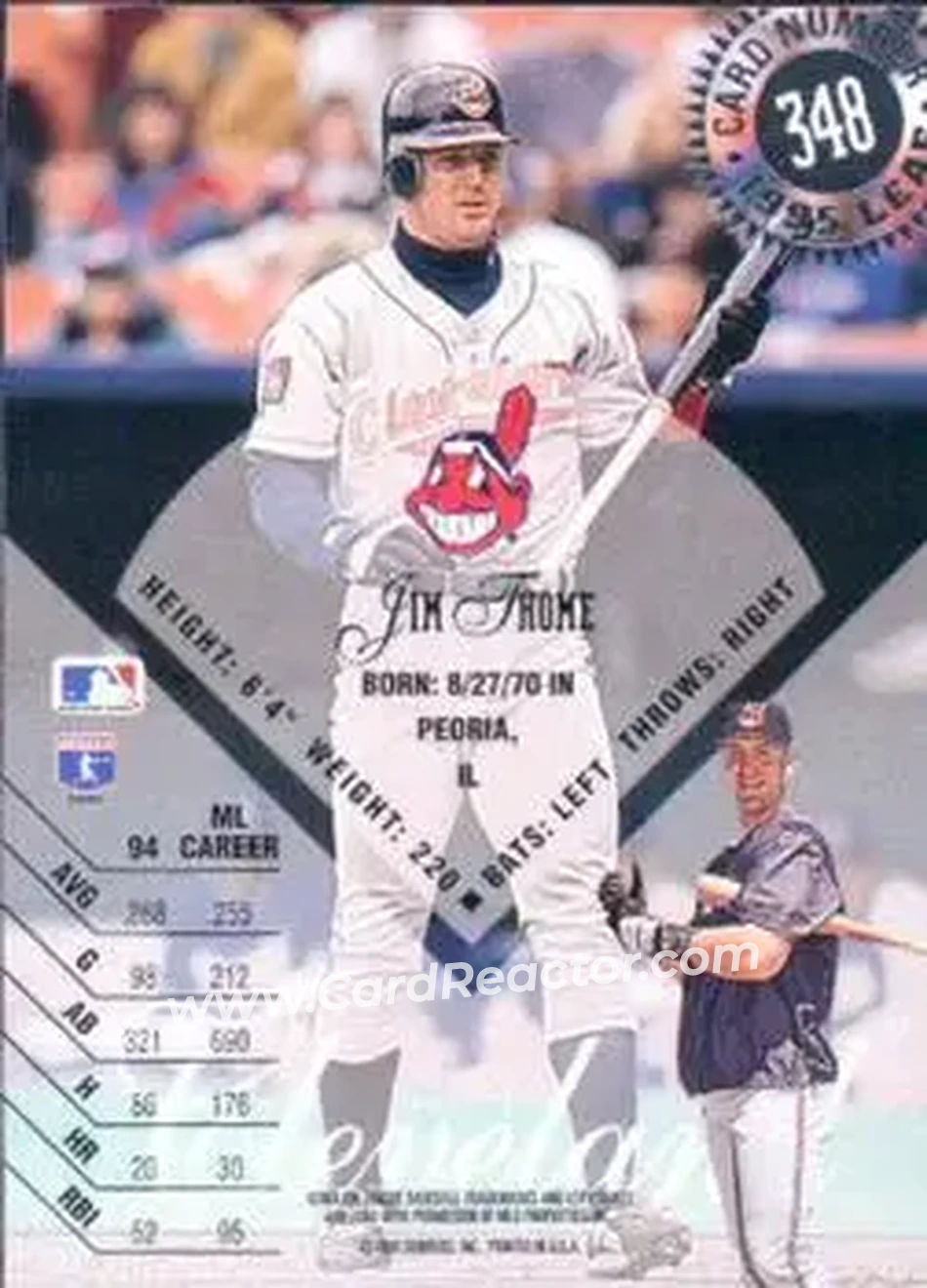 Back of Jim Thome