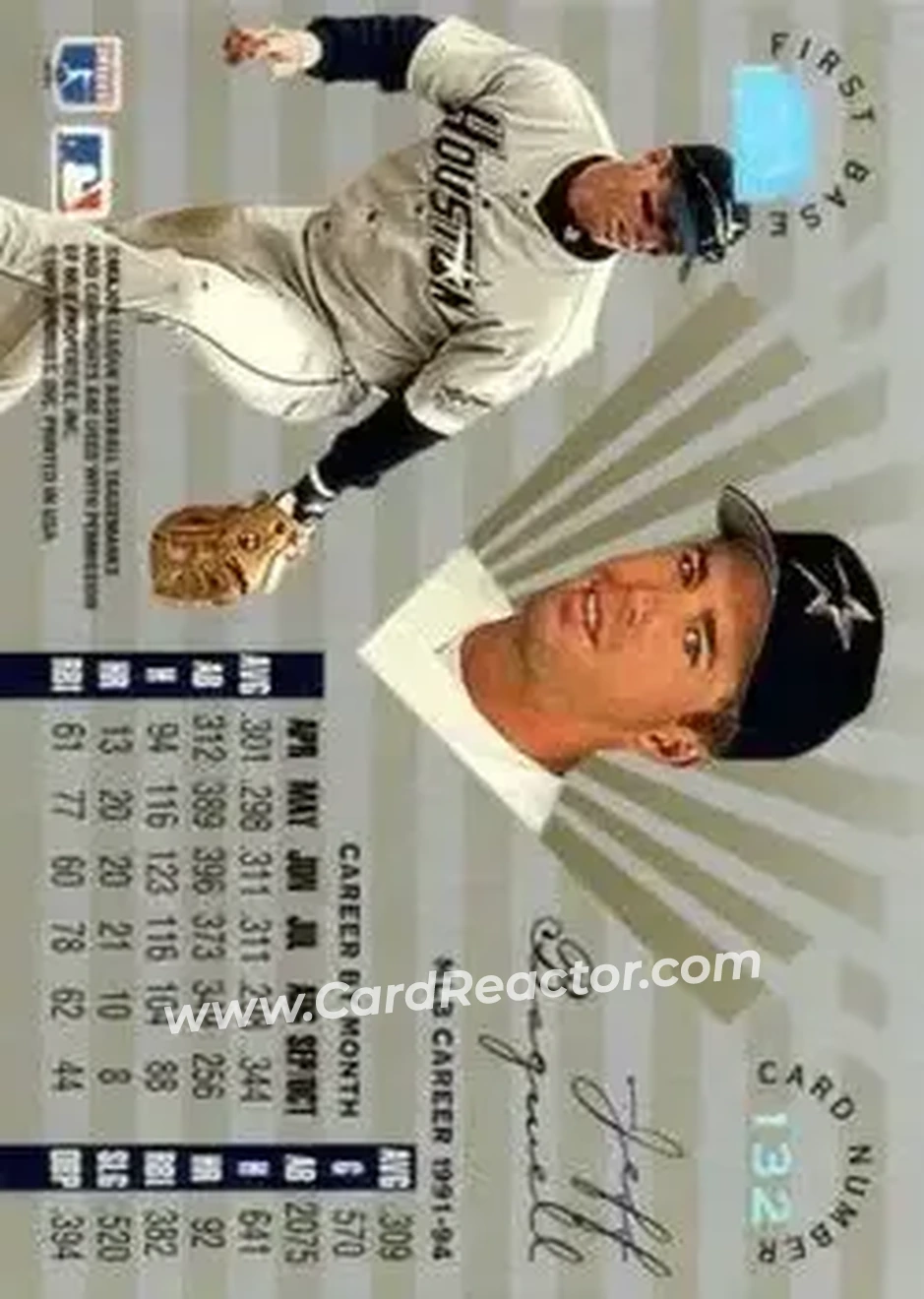 Back of Jeff Bagwell
