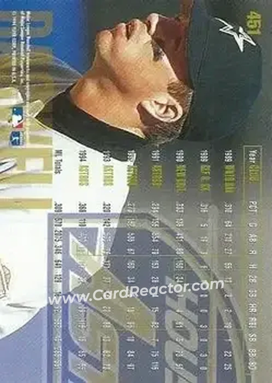 Back of Jeff Bagwell