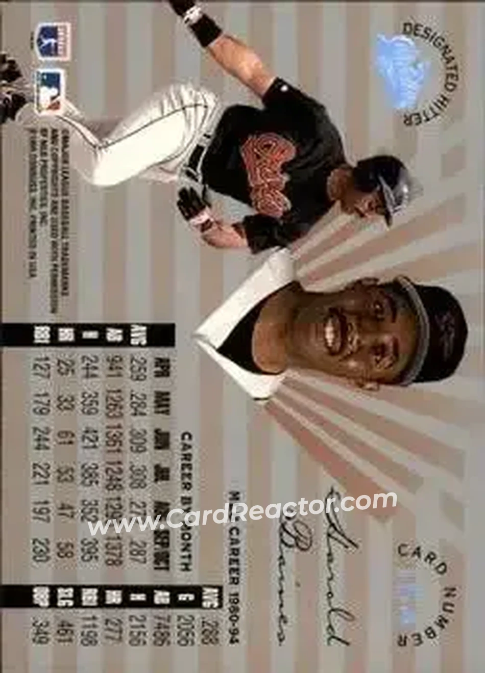 Back of Harold Baines