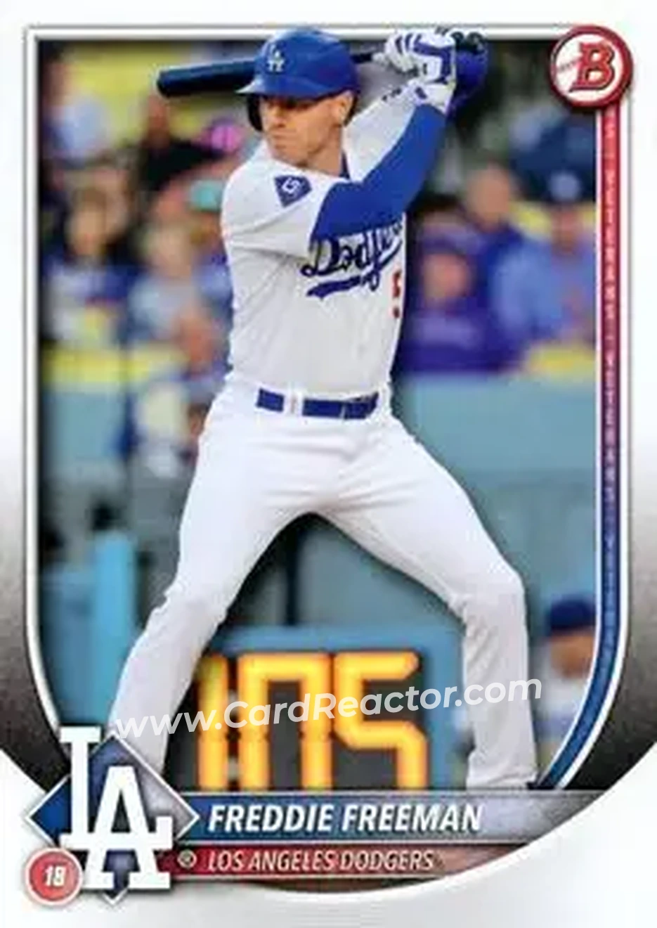 Front of Freddie Freeman