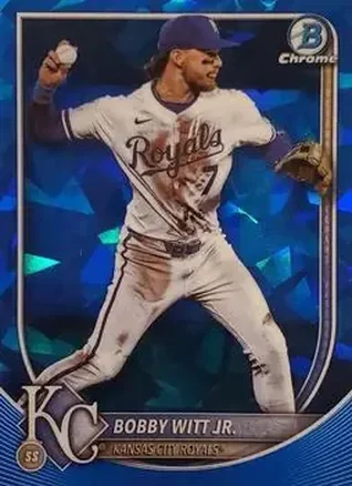 2025 Bowman Chrome Sapphire Edition #7 Bobby Witt Jr.