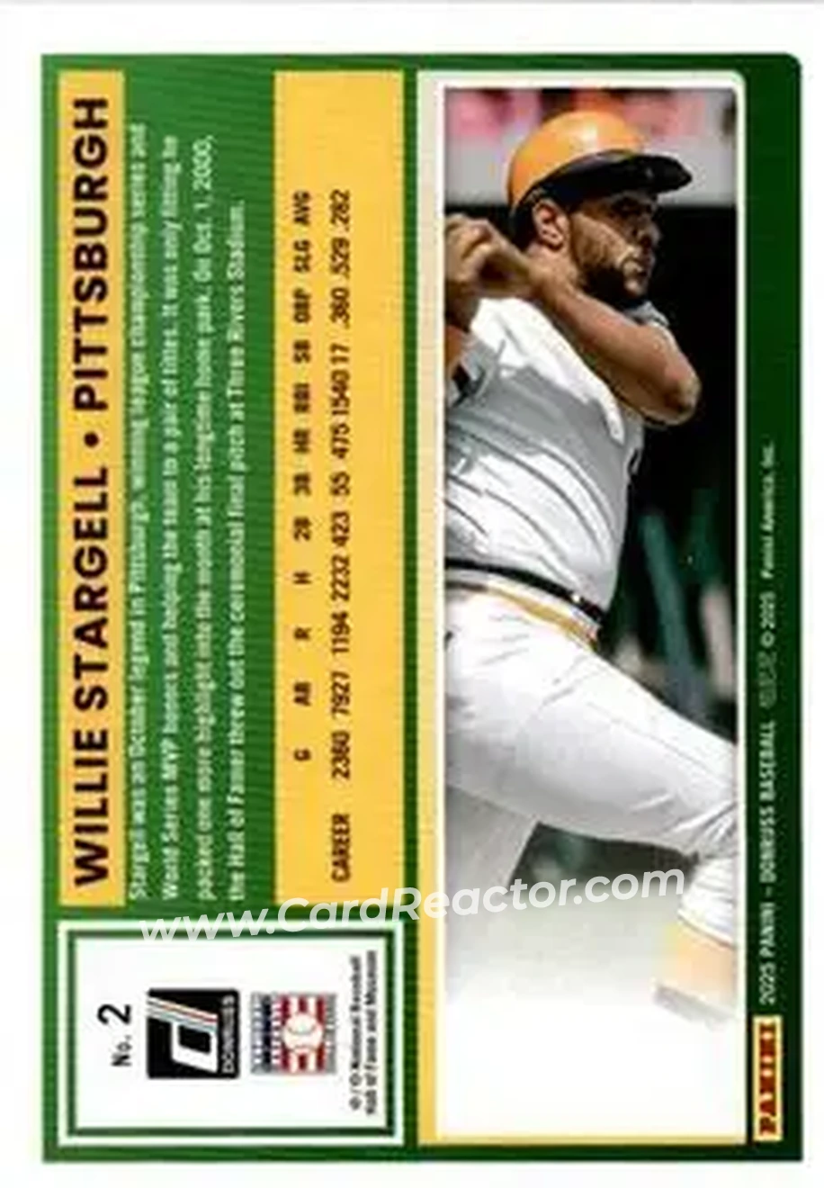 Back of Willie Stargell