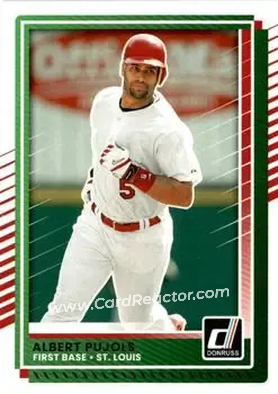 Front of Albert Pujols
