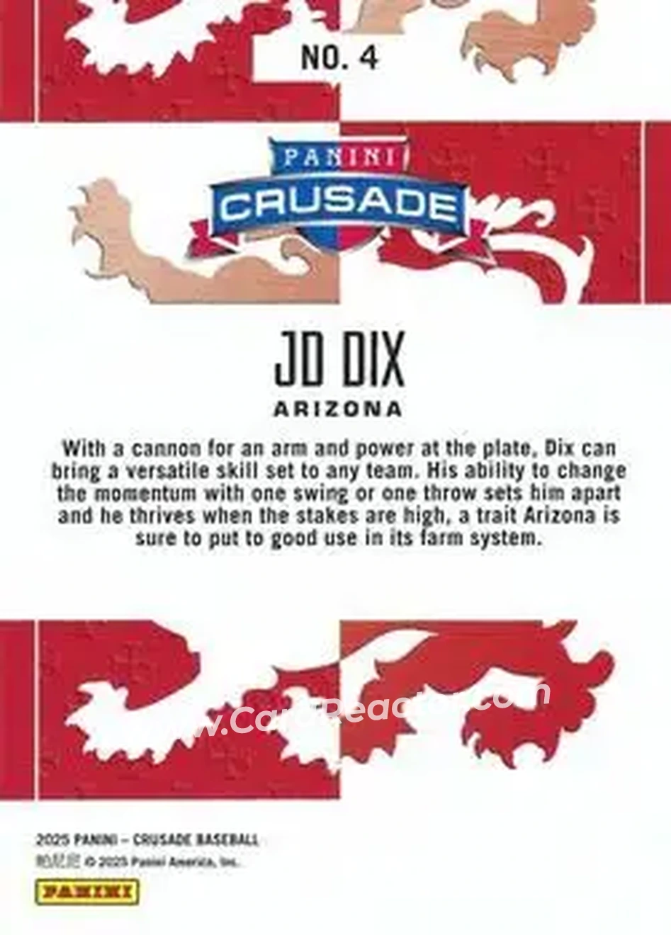 Back of JD Dix