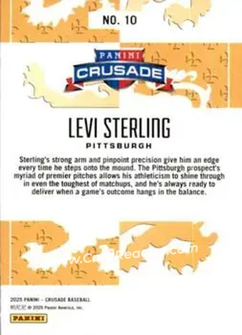 Back of Levi Sterling