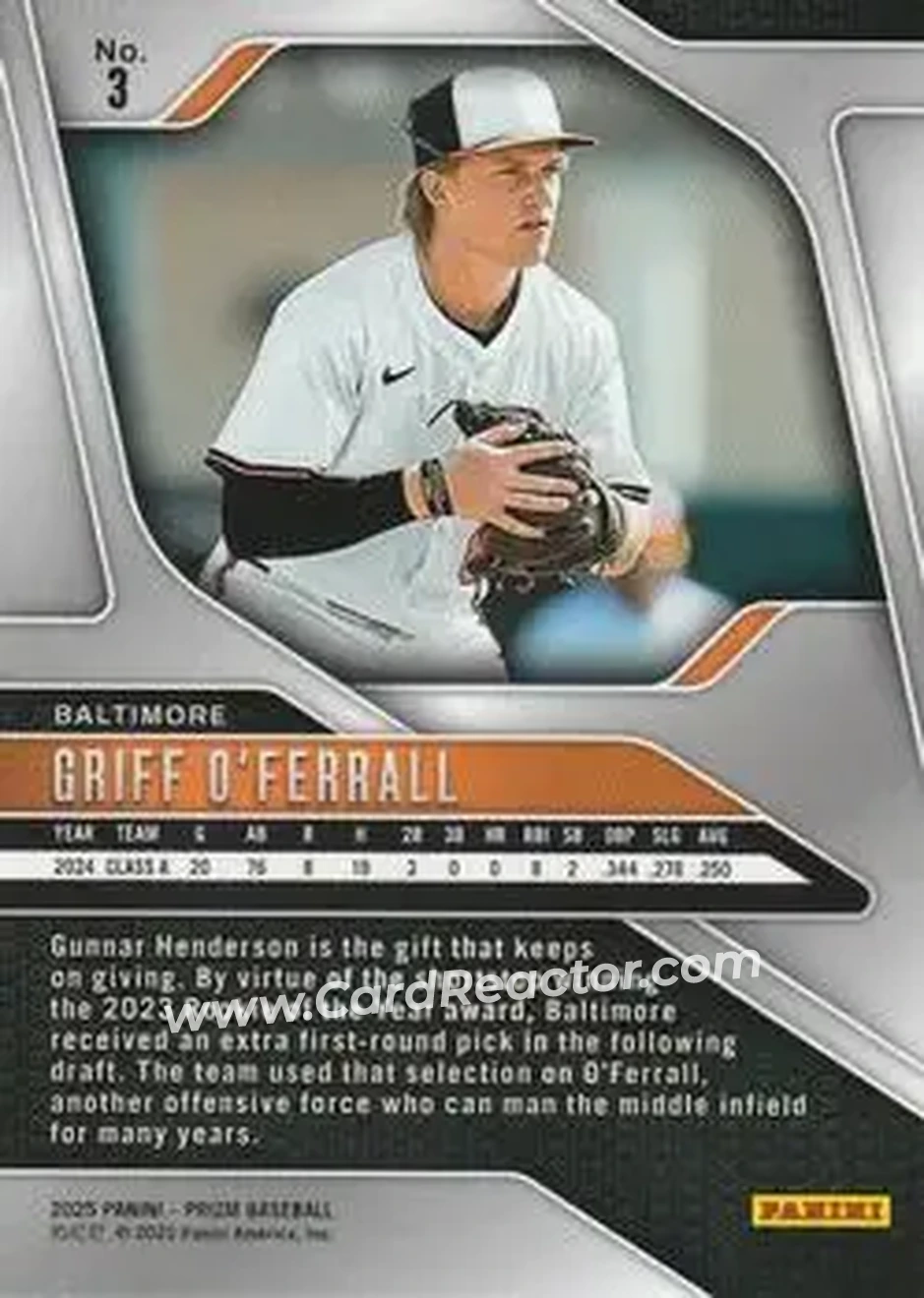 Back of Griff O'Ferrall